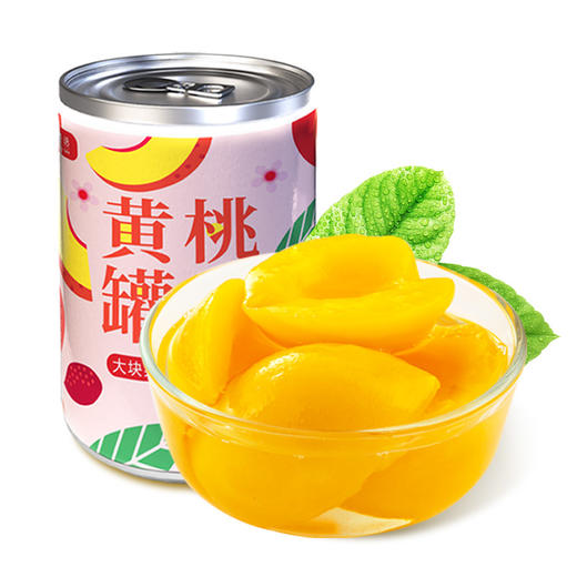 【西瓜味的童话】黄桃罐头新鲜糖水水果罐头美味罐头 商品图0