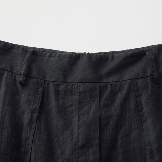 谜底通勤感半身裙女2024夏季新品文艺风柔软中长款半裙242MB0708 商品图3