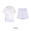 都市丽人生活家居春夏睡衣女冰雪丝印花家居服薄款短袖短裤女士丝质套装LH41D7 商品缩略图13