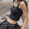 靴下物吊带背心女带胸垫白色春夏薄款法式方领 商品缩略图2