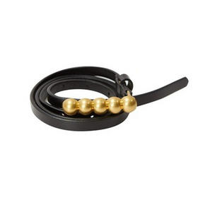 谜底细皮带女士2024夏季新品复古百搭金属波点扣头腰带242MQ0906