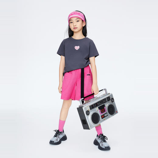 女童轻薄透气中裤裤子夏季新款安奈儿童装实体店同款AG426642 商品图5