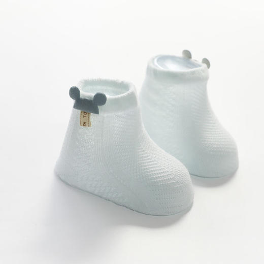 【19.9/任选3双】新生儿袜子宝宝夏季A类薄款婴儿无骨袜，超萌可爱中筒短袜0-6月婴儿，清新素色百变穿搭-QQ 商品图8