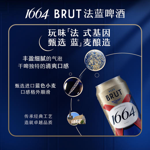 1664法蓝啤酒500ml*12罐 商品图3