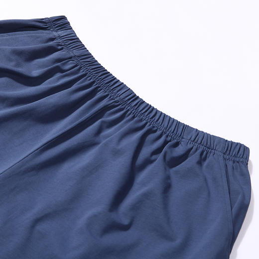 都市丽人都市锋尚舒适外出春夏睡衣男32支CVC单面家居服薄款短袖短裤男士棉质套装FH42B5 商品图7