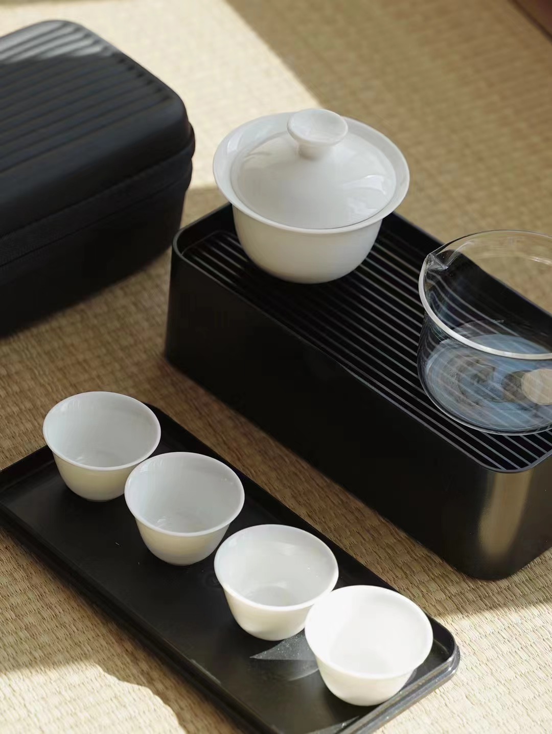 清如许｜小盒沏便携出行茶器套装 黑色