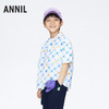 男童老花衬衫翻领短袖上衣夏季新款安奈儿童装实体店同款AB421734 商品缩略图1