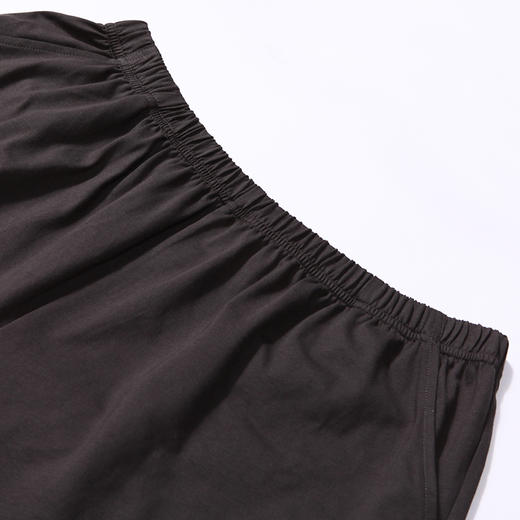 都市丽人都市锋尚舒适外出春夏睡衣男32支CVC单面家居服薄款短袖短裤男士棉质套装FH42B7 商品图7