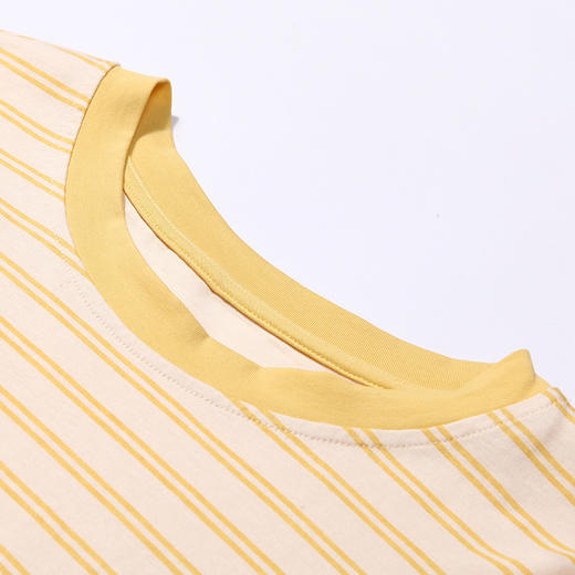 都市丽人生活家居春夏睡衣女32支纯棉单面家居服薄款短袖短裤女士棉质套装LH42C1 商品图3