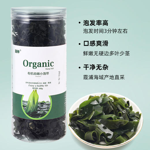 自营-有机幼嫩小海带60g/罐 商品图2