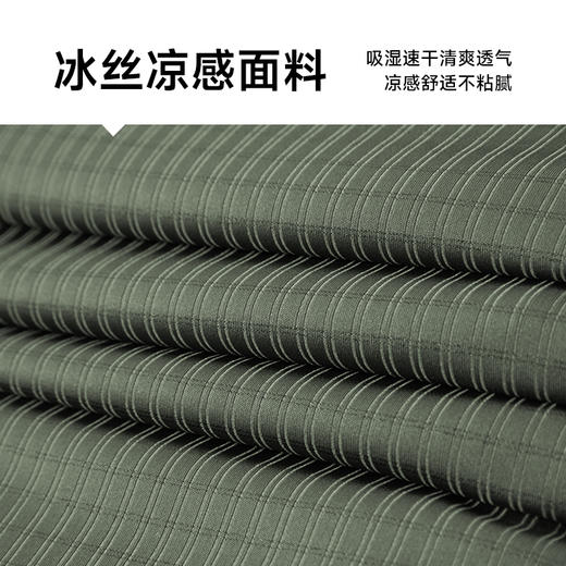 【冰丝高弹】【新款DPF】大依优型大码短袖衬衫加肥加大男装大号大码上衣男士休闲半袖夏季 商品图3