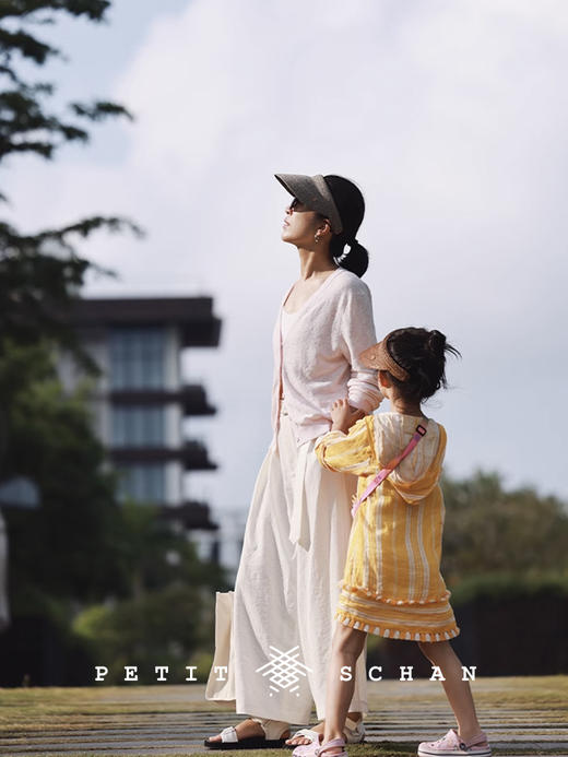 PETIT SCHAN小闪 CLO#259 无影 Shadowless 亚麻桑蚕丝双层提花针织开衫/空调衫 商品图1