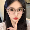 防蓝光平光眼镜女款高清护眼经典复古可爱椭圆框近视眼镜框架 商品缩略图3