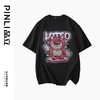PINLI品立夏季新款卡通烫钻短袖T恤男士时尚潮牌印花休闲上衣BG242111041 商品缩略图5