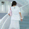 P&X设计师女装夏季百搭休闲简约时尚短款T恤 824202553 白色 商品缩略图3