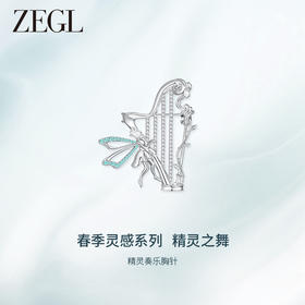 ZEGL设计师精灵之舞系列蝴蝶胸针设计感小众2024新款精致时尚别针