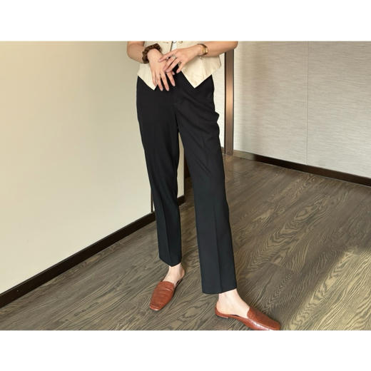 25特价 2403503   双腰畔烟管裤 商品图1