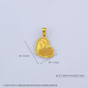 【限时克减150元】足金999.99 【精品】五9黄金爱心吊坠心形吊坠爱心绕线吊坠(ACDZ00303)（预售产品下单后不退款不退货不换货不补差价）（预售产品下单后不退款不退货不换货不补差价） 商品缩略图3