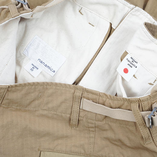 nanamica Cargo Shorts 机能性面料多袋拼接休闲工装短裤 商品图1