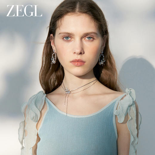 ZEGL设计师精灵之舞系列叠戴蝴蝶项链女款2024新款颈链锁骨链饰品 商品图2