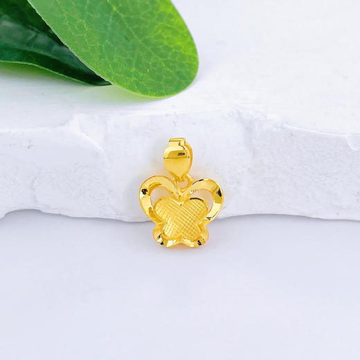 【限时克减150元元】足金999.99 #九紫离火 五9黄金七彩蝴蝶吊坠(ACDZ00295)（预售产品下单后不退款不退货不换货不补差价）（预售产品下单后不退款不退货不换货不补差价） 商品图0