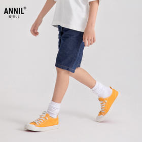 男童牛仔中裤夏新款安奈儿童装EB426166