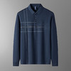 【福利款】罗蒙男士春秋含桑蚕丝莫代尔polo衫男长袖男士polo衫长袖 商品缩略图3