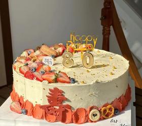 【优品系列】---【水果款寿】长辈蛋糕