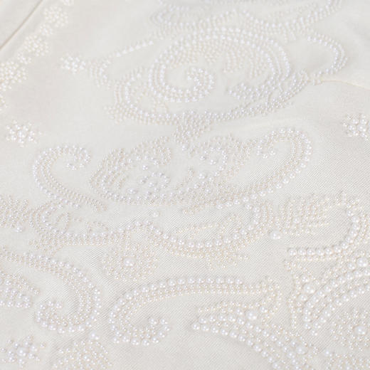 MC839斯尔丽2024春季新款浮雕感烫钻圆领两件套女式套装 商品图5