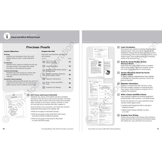 Evan-Moor Text-Based Writing Grade 2-6  写作基础 美国加州教辅 evanmoor 商品图3