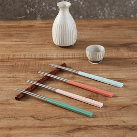 分色不锈钢筷5双组 SK30503