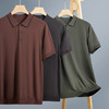 【Q】【不起球不掉毛】【新款DPF】大依优型大码针织短袖Polo衫翻领加肥加大男装大号大码上衣男士休闲半袖 商品缩略图1