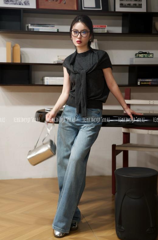 【门店同款】ENJOY夏季高知-设计感两穿针织 157049460 商品图14