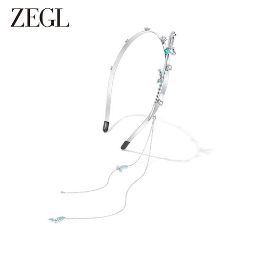 ZEGL设计师精灵之舞系列蝴蝶发箍女款高级感洋气时尚头饰发卡发饰 商品图6