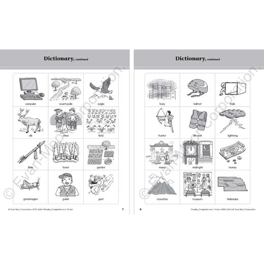 Evan-Moor Reading Comprehension:Fiction Grade 1-6 阅读理解系列 虚构类 美国加州教辅 evanmoor 商品图3