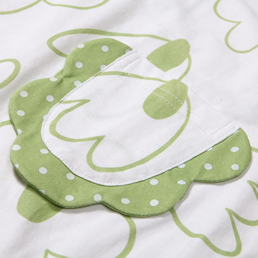 都市丽人舒适外出春夏睡衣女32支CVC单面家居服薄款短袖短裤女士棉质套装LH42D9 商品图8