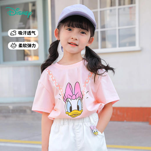 【商城同款】迪士尼夏季女童短袖T恤232DS0988 商品图1