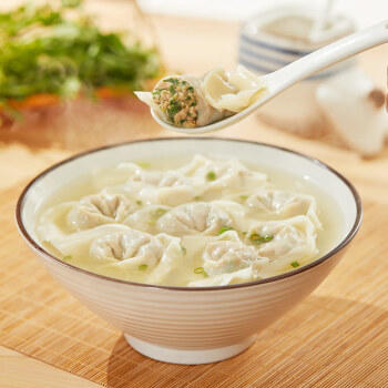 五芳斋 荠菜猪肉大馄饨 287g  8只装速冻馄饨早餐食品云吞抄手大馄饨 商品图1