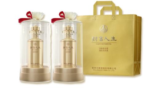 【单瓶164】五粮液（WULIANGYE）财富人生金龙 52度 浓香型白酒  500ml*2 拍3发原箱 商品图2