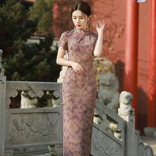 复古中国风，改良版日常可穿旗袍TX-8328 商品图0