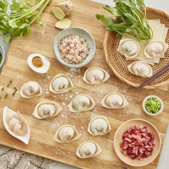 吉祥馄饨五福什锦大馄饨521g/18只生鲜水饺云吞饺子混沌早餐半成品 商品图3