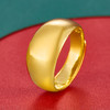 【限时克减150元】足金999.9 实心内福光面活口光圈戒光圈蛇肚戒（最宽处约10mm）(JZ00674-03)（预售产品下单后不退款不退货不换货不补差价） 商品缩略图0