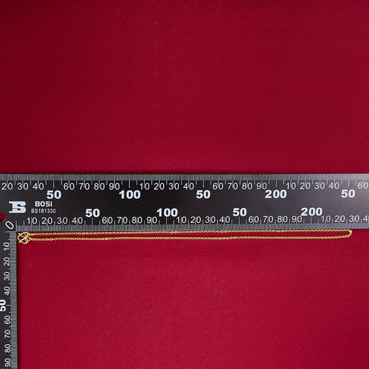 【限时克减150元】足金999.9 O字链项链(XL00008-05)补差价）补差价）预售产品下单后不退款不退货不换货不补差价 商品图4