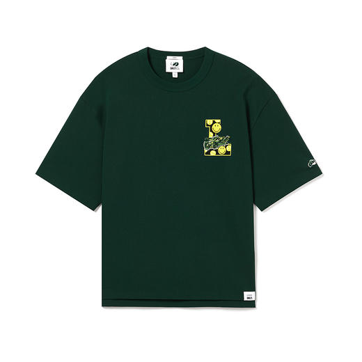 小鱼 × SMILEY联名 2024春夏 卡通笑脸圆领短袖T恤 男女同款 Z-11529 商品图8