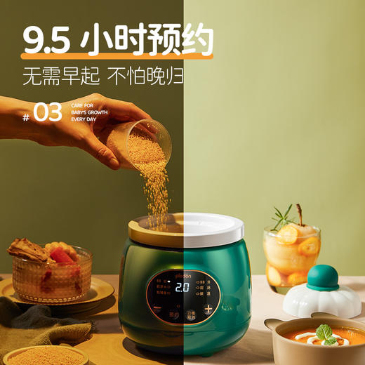 浦利顿新款南瓜电炖盅0.5L电炖锅DGD5-5A-2 商品图2