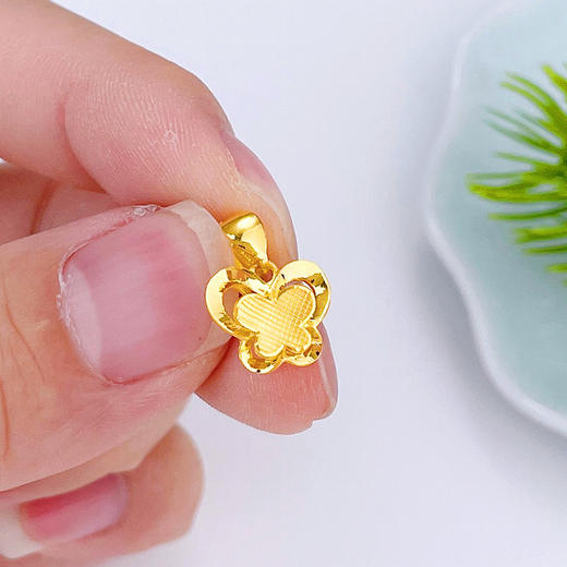 【限时克减150元元】足金999.99 #九紫离火 五9黄金七彩蝴蝶吊坠(ACDZ00295)（预售产品下单后不退款不退货不换货不补差价）（预售产品下单后不退款不退货不换货不补差价） 商品图3