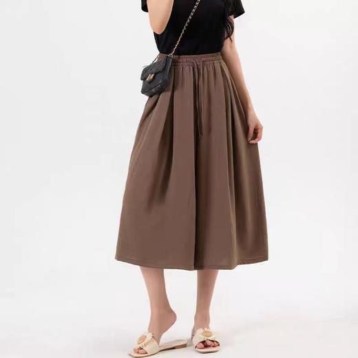 【2条立减19！敲舒服裙裤～】春夏休闲七分裙裤 冰感垂顺 显瘦高腰百搭透气阔腿裤裙 商品图1