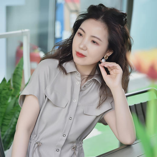 圣三利女装春秋季中长款连衣裙SL121L08 商品图3