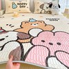 2025卡通小清新凉感丝大版乳胶凉席三件套1.5m2米冰丝凉席子直播 商品缩略图1