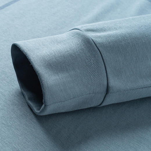 【福利款】罗蒙男士春秋含桑蚕丝莫代尔polo衫男长袖男士polo衫长袖 商品图8